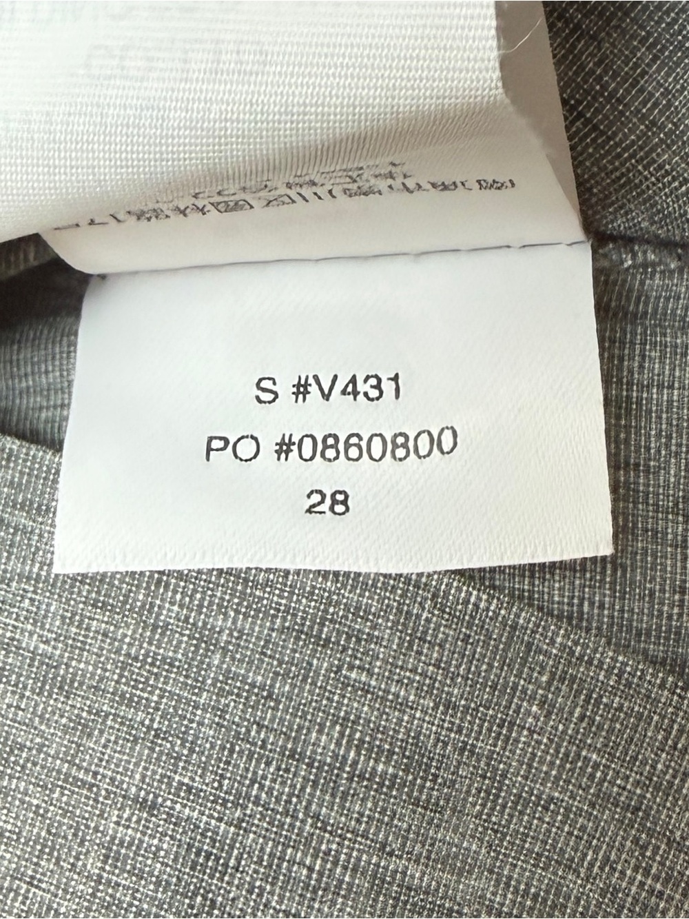 Vuori Aim Pants Men’s 28 Heather Gray Stretch Performance Golf Chino V431 - Picture 11 of 11